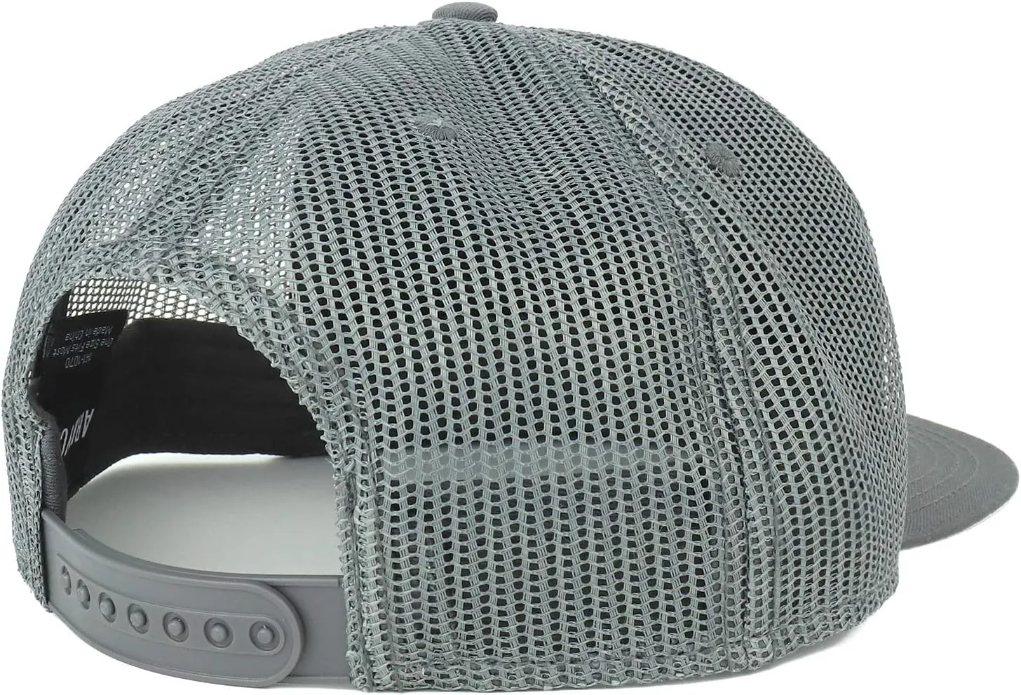 Oversize XXL Blank Flatbill Mesh Snapback Cap