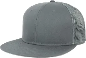 Oversize XXL Blank Flatbill Mesh Snapback Cap