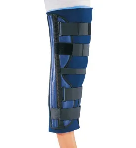 ProCare 79-80170 Clinic 3-Panel Knee Splint, Countoured Stays, Universal, = 32" Thigh Circumference, 20" Length