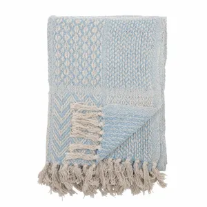 Rodion Throw - Blue - Recycled Cotton