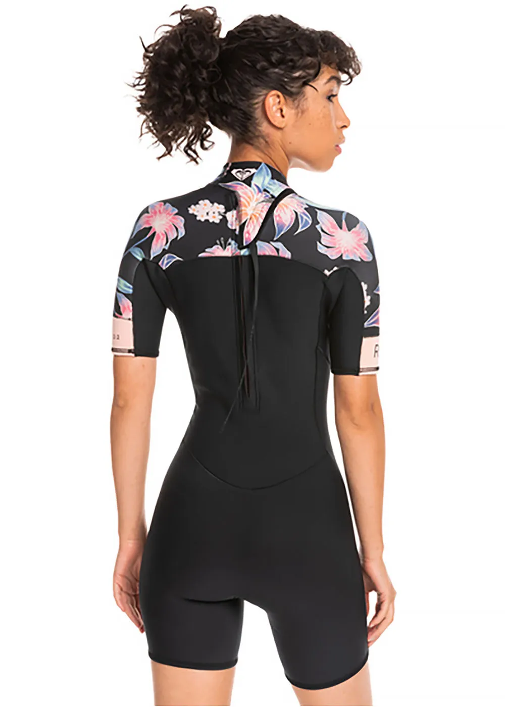 Roxy Womens 2.0mm Swell Series Short Sleeve Back Zip Spring Suit