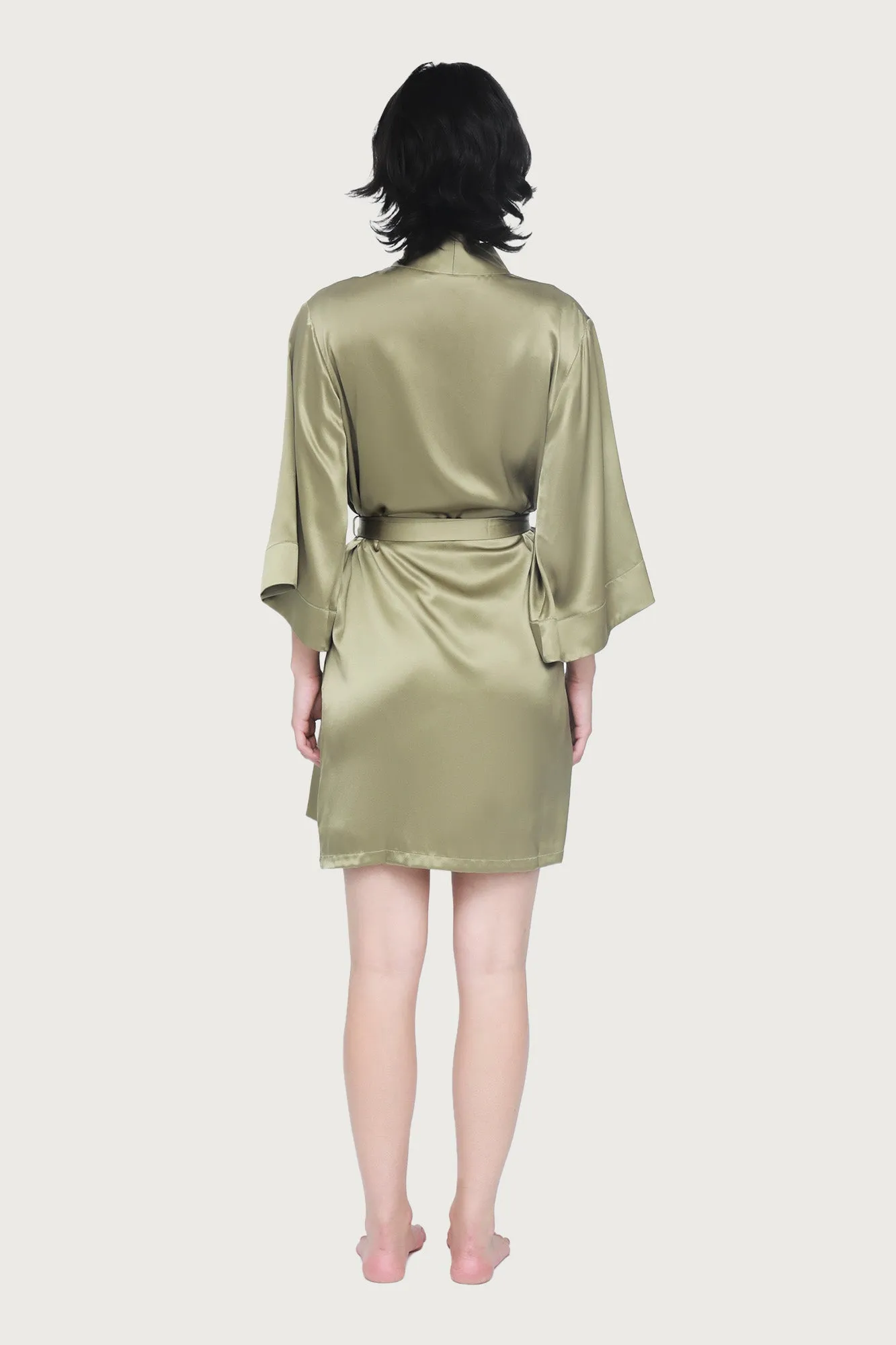 Silk Wrap Gown