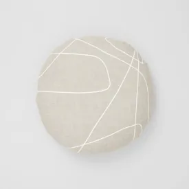 Spot Cushion in Obscure White