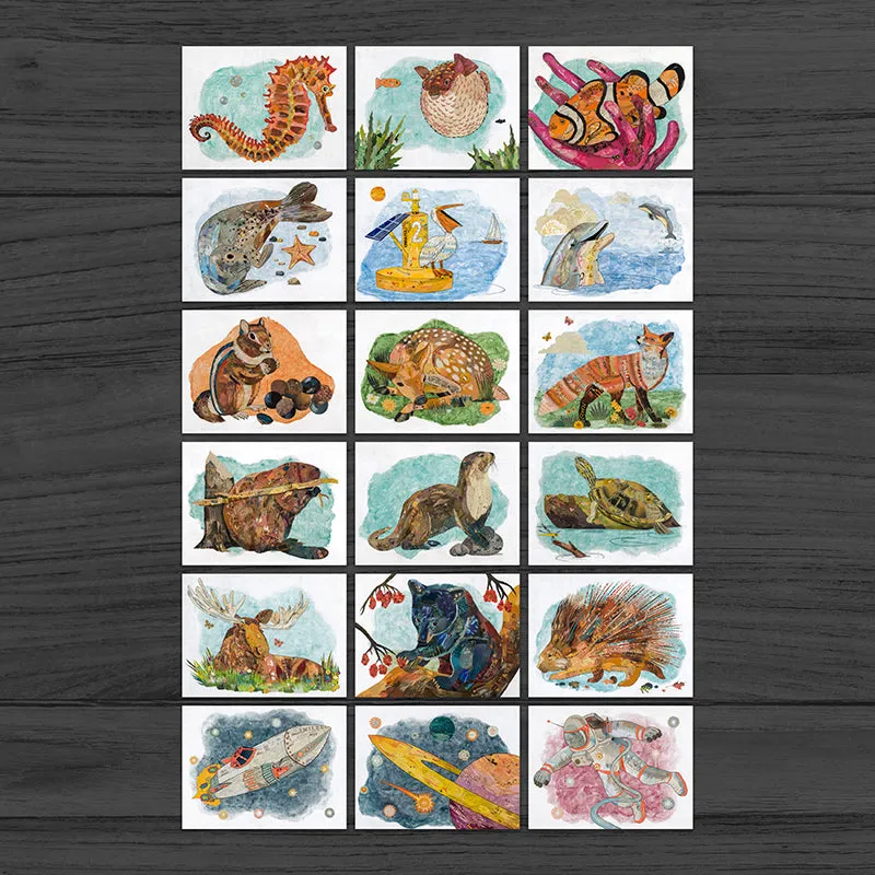 SUMMER VISITOR limited edition paper print