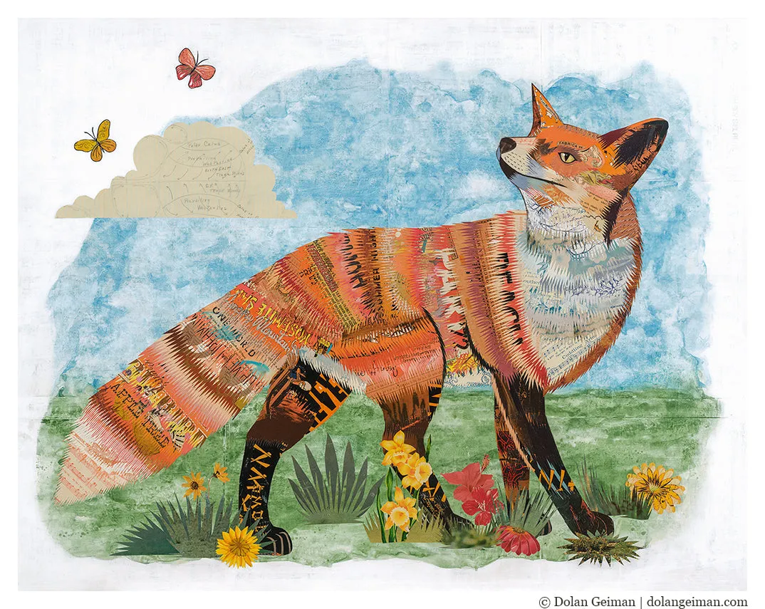 SUMMER VISITOR limited edition paper print
