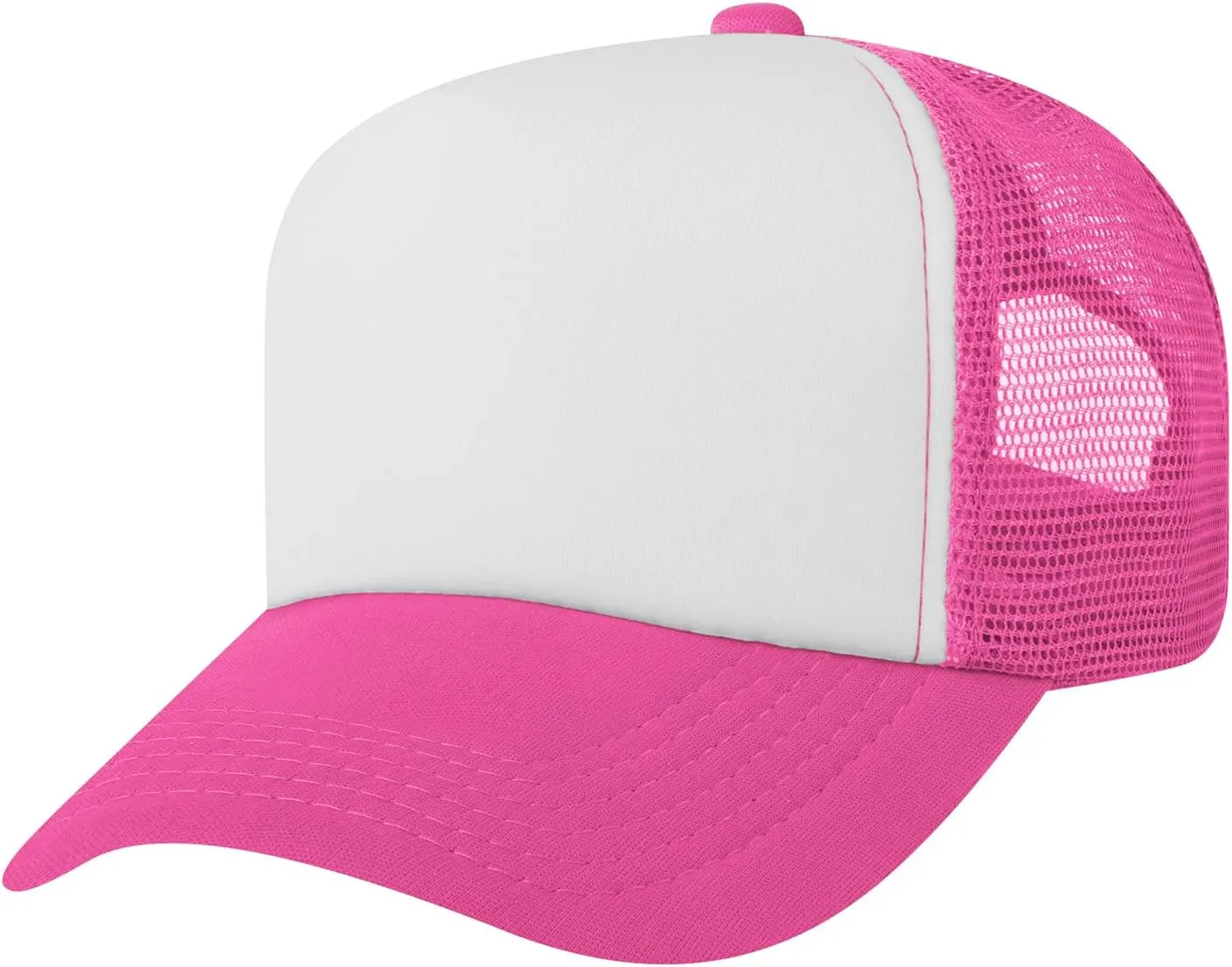 TopTie Kids 5 Panel Trucker Cap Mesh Snapback Hat Foam Front for Boys Girls Aged 3-7 Years Old