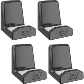TotalMount Controller Wall Stands (4 Pack) with Non-Slip Pads & Removable Adhesive for Xbox, PS5, PS4, and Nintendo  These Premium Holders Wont Damage Your Wall with Screws or Permanent Adhesive
