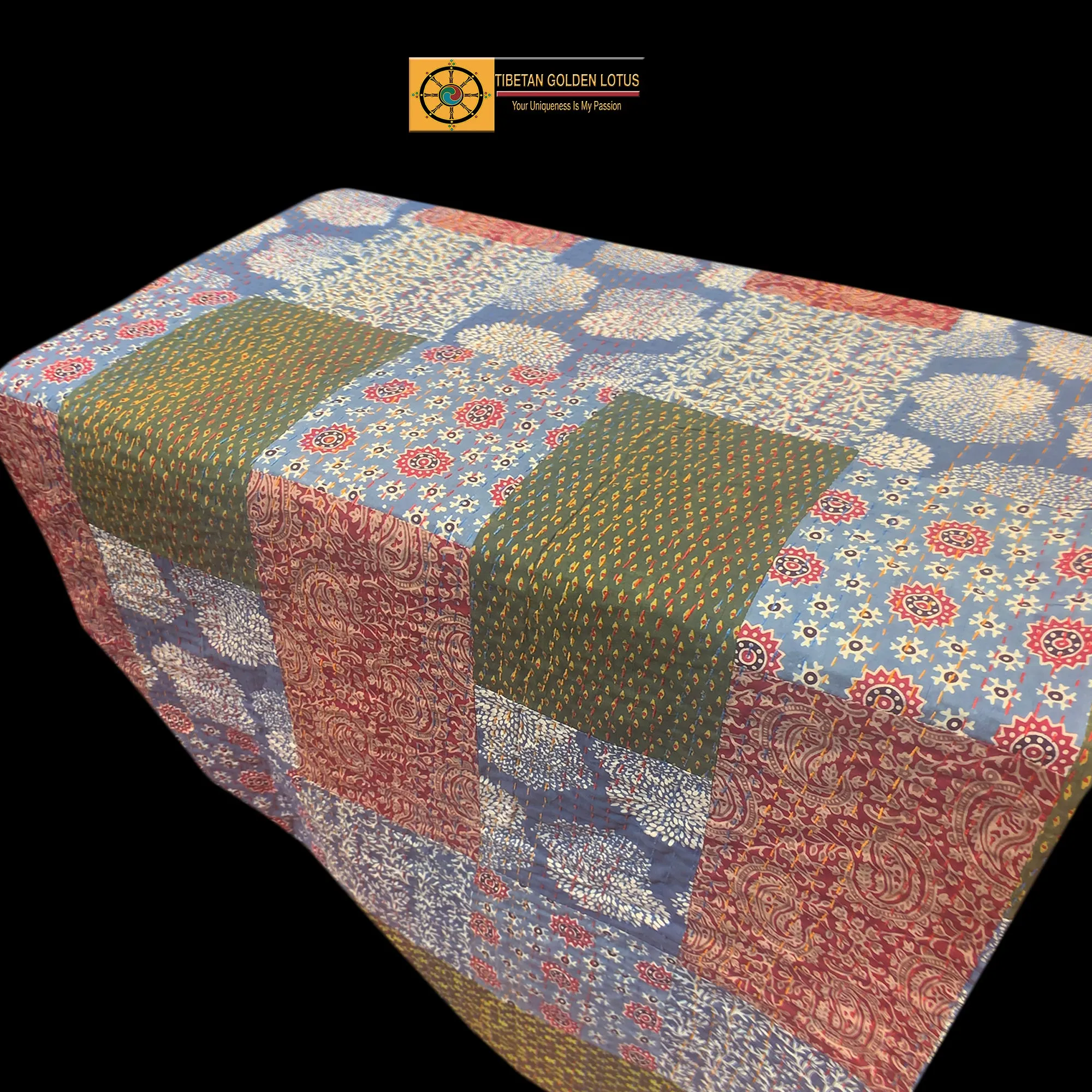 Vintage Handmade Quilt, Perfect bed matching quilt for your bedroom